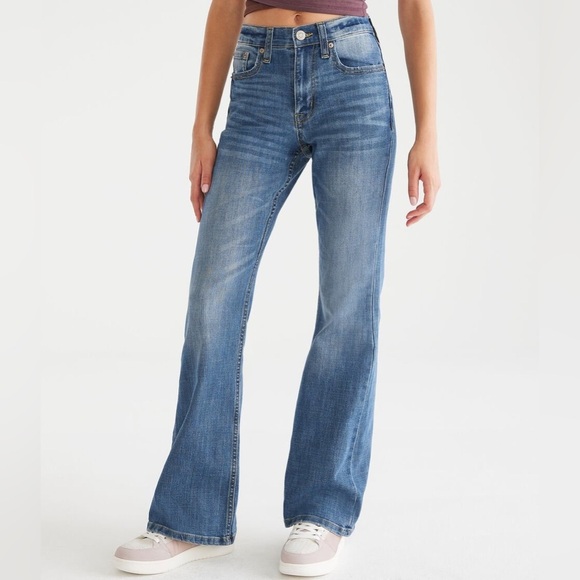 Aeropostale Denim - New! Aeropostale High Rise Flare Leg Stretch Jeans Womens Size 2